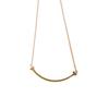 TIFFANY & CO. Pre Owned 18K Yellow Gold Smile Necklace 40596846
