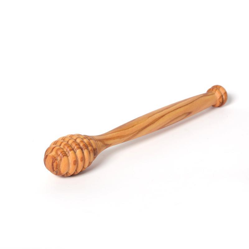 Handmade Wooden Honey Dipper Natural Wood 10/15/16cm Honey Stirrer Spoon Comfort Grip Elegant Simple Design Wooden Honey Stirrer