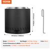 VEVOR Smokeless Fire Pit Stove Bonfire 40 Cm Dia Wood Burning Stainless Steel