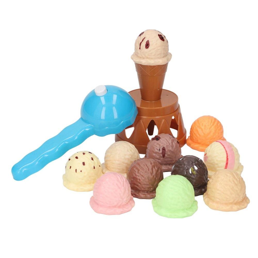 Stackable Ice Cream Stacking Toy Pretend Play Kids Pretend Play Toys  Toddlers Kids
