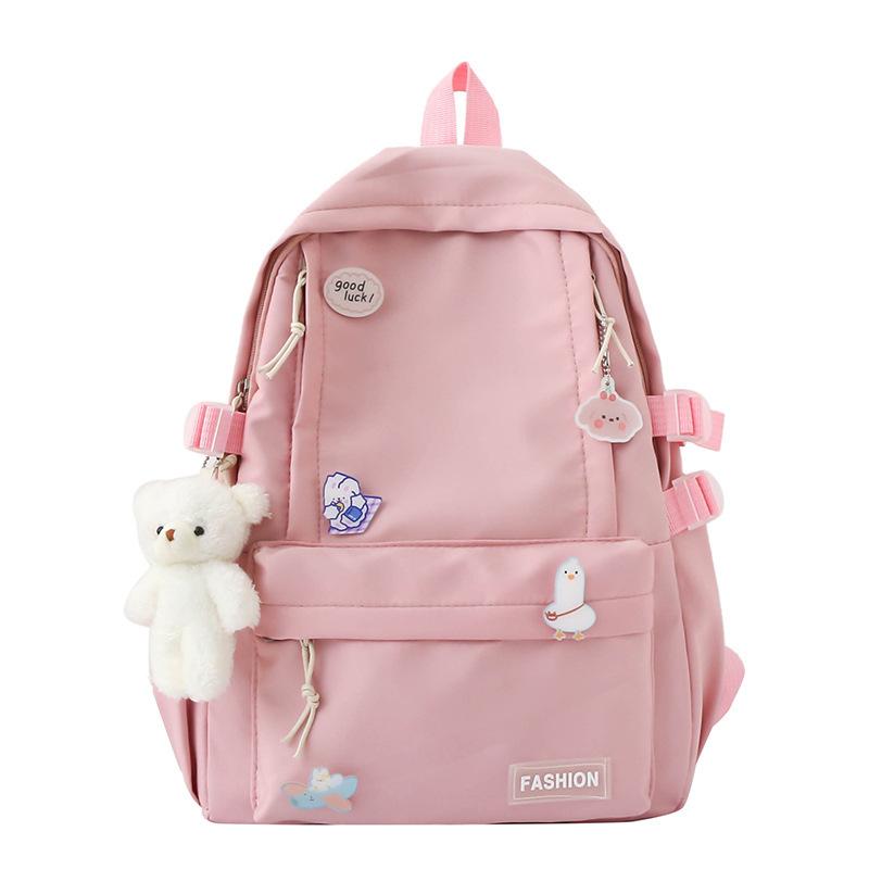 Fresh and Sweet Text Casual Fashion Backpack New Primary and Secondary School Schoolbag Large Capacity Wind Backpack