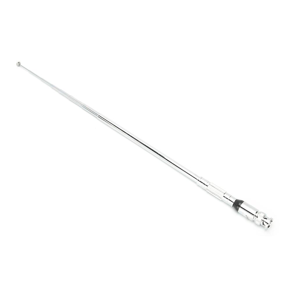VHF UHF118‑136 Car Antenna Aerial Frequency Range Long Rod Bendable BNC Interface