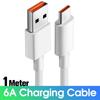 Fonken Xiaomi Usb Type C Cable 120w 6A Mi 12 11 10 9 Fast Charger Cable Redmi Note 11 Black Shark 4 5 Turbo Charge Usb Cable