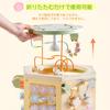 ROBUD Wooden Puzzle Box, Montessori Style, Large Size, Shape Matching Toy, 13 Functional Areas, Fountain Garden Theme, for Children, Shape