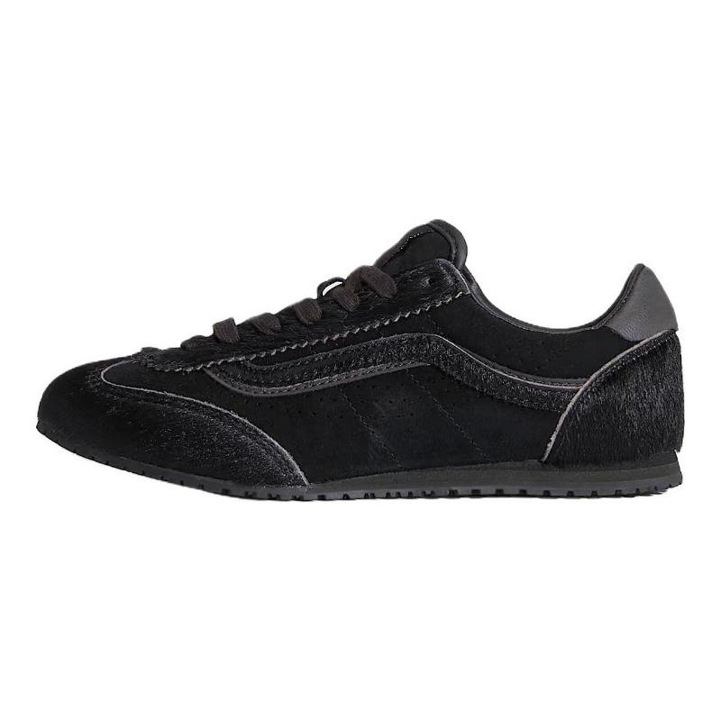 Vans Super Lowpro Pony Hair unisex casual shoes black VN000D83CJK