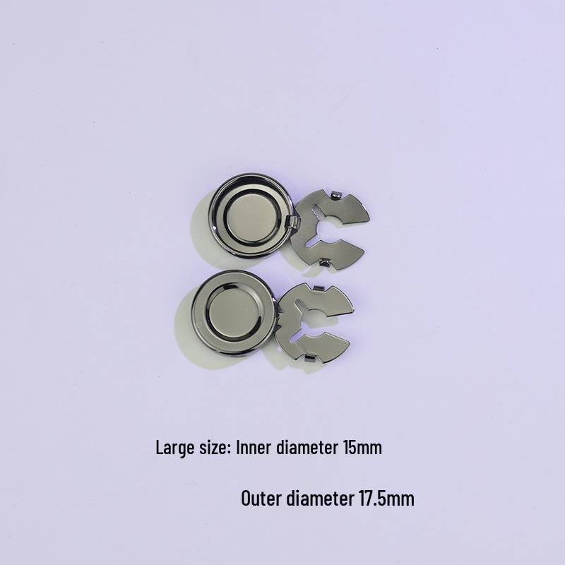 Turtle Buckle Copper Cuff Button Cover DIY Shirt Accessories