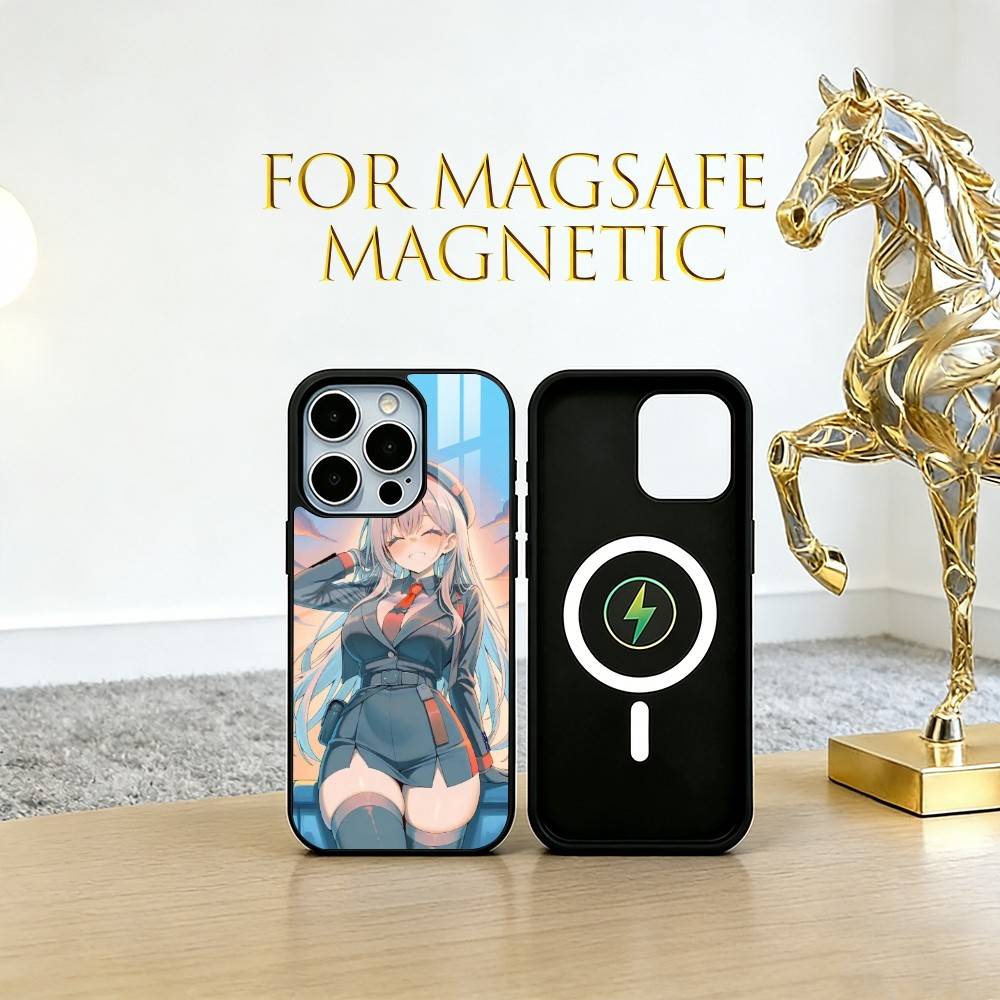 

Anime goddess Phone Case For iPhone17,16,15,14,13,12,11 Plus,Pro Magnetic with Magsafe Wireless Charging iPhone16Pro