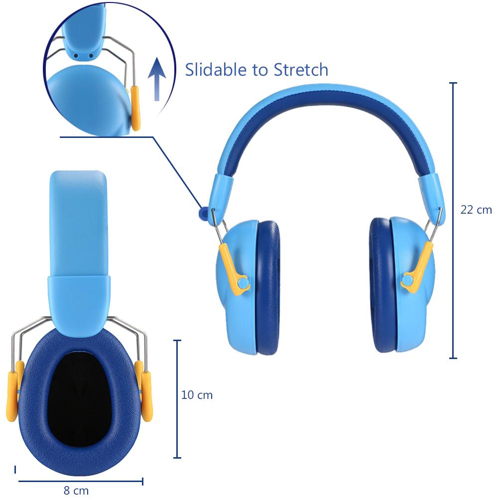Ochrana sluchu pro děti Chrániče sluchu Baby Snížení hluku sluchu Chrániče chrániče chrániče sluchu Nastavitelné Bezpečnost