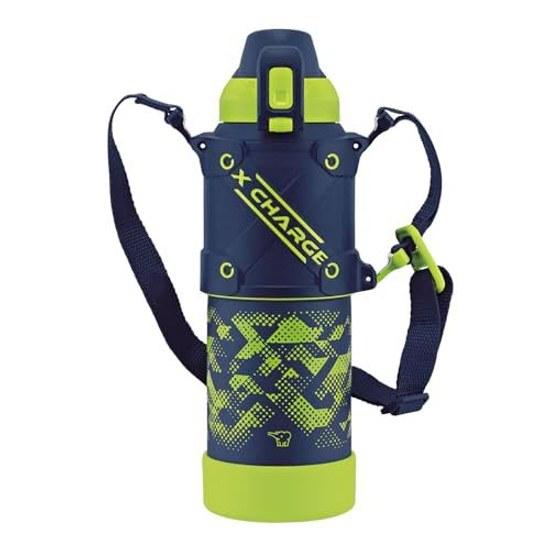 Zojirushi Water Bottle Cool 1.0L Recommended Sports Type Seamless Cap Shock Scratch Resistant Protect Armor Lime Blue SD-HB10-AG