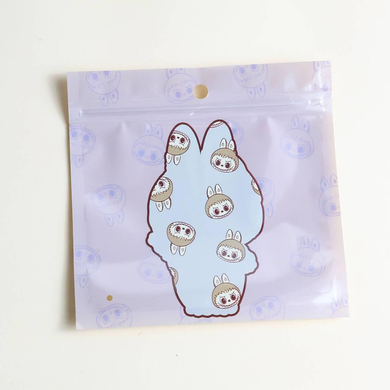 

Милый мультяшный прозрачный самозапечатывающийся пакет для хранения украшений и материалов