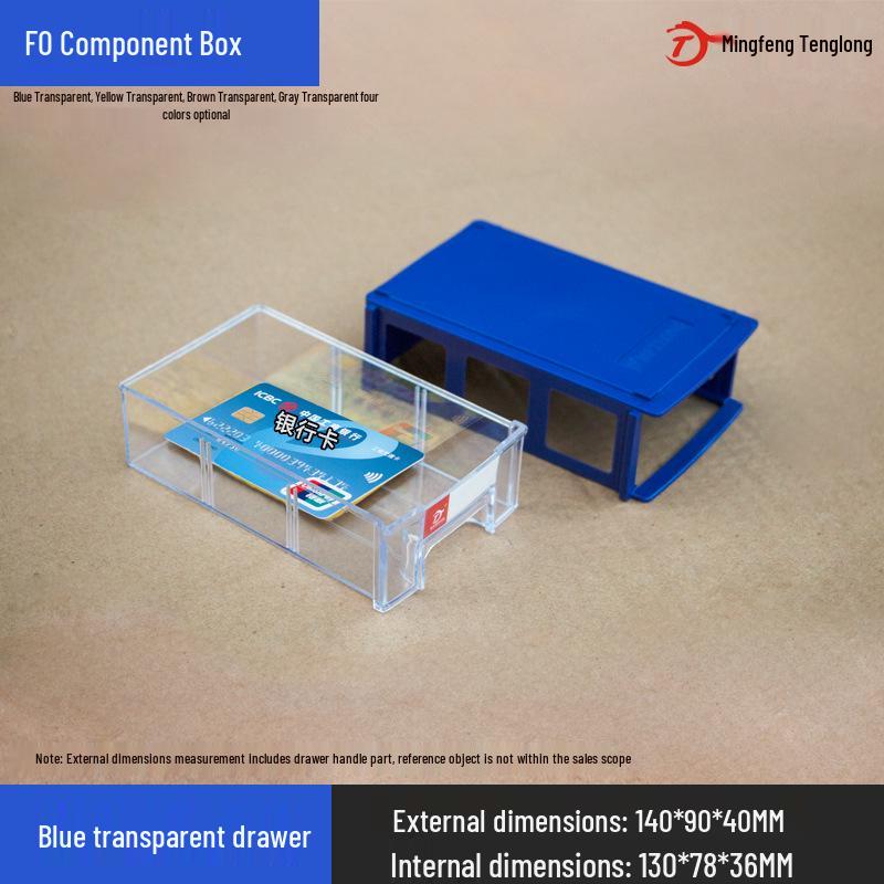 Desktop Drawer-Type Organizer Box, Thickened Storage Cabinet for Components and LEGO Bricks