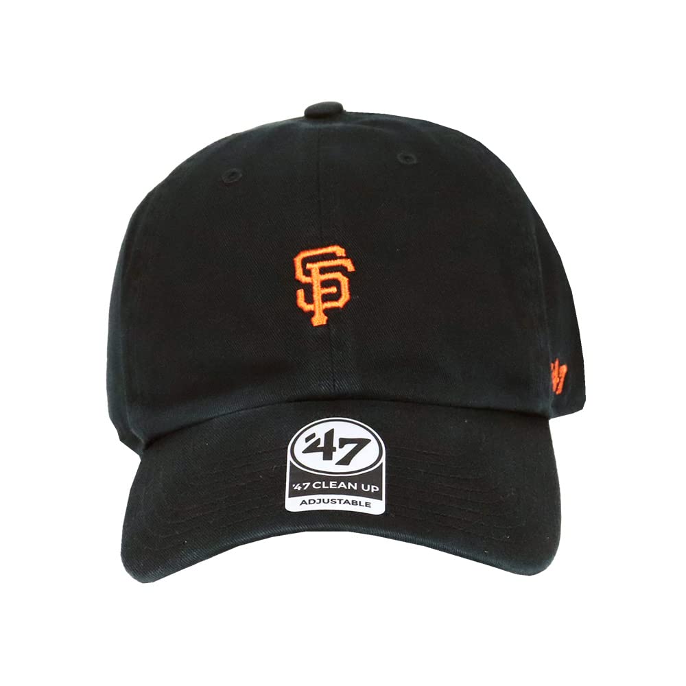 47 Seven Cap for Men and Major League Baseball Mini Low Profile Cleanup Base San Francisco Free Size [Forty Brand] Women, Logo, Cap, Hat, Hitter,