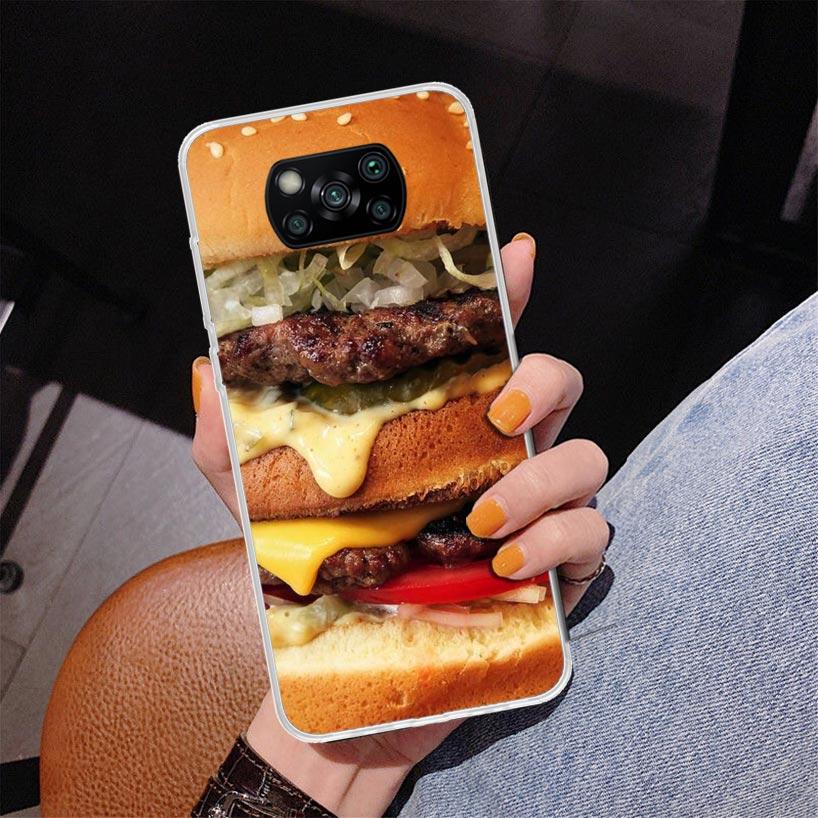 

Food Fries Beer Cheese Sushi Cookie Phone Case For Xiaomi Poco X7 X6 X5 Pro F7 Ultra Redmi 15C 15 13C 13 12C 12 10 10A 10C 9 9A Redmi 9A