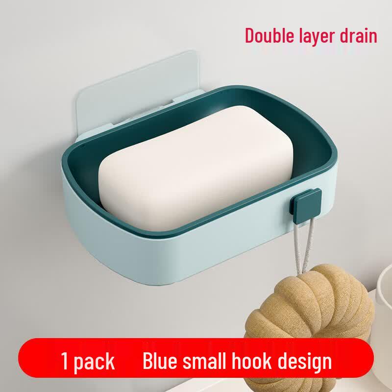 LIEI Wall-Mounted Double-Layer Soap Dish