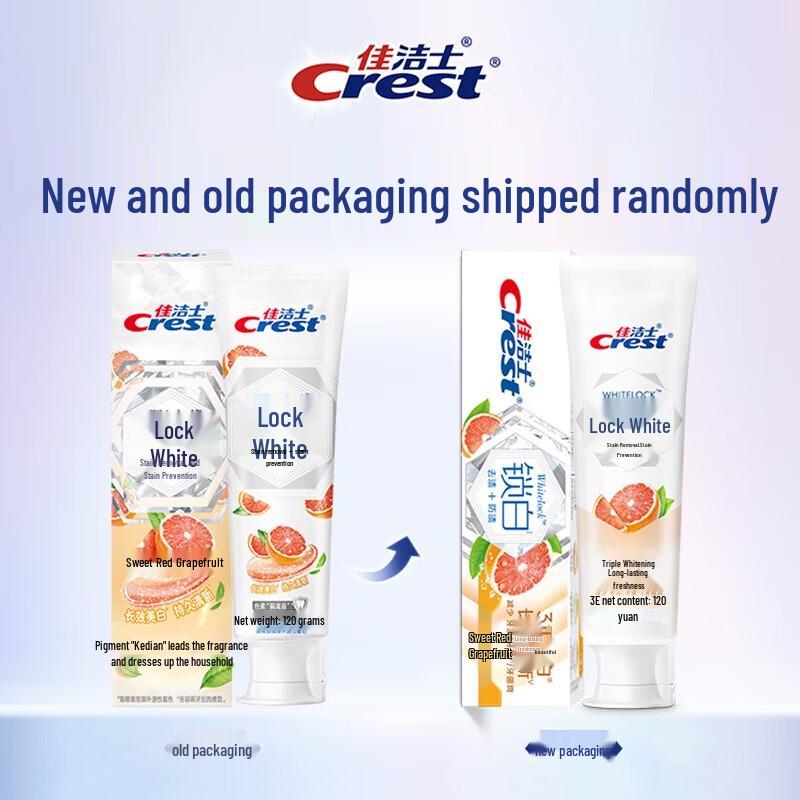 

Crest Pink Grapefruit Fragrant Whitening Toothpaste