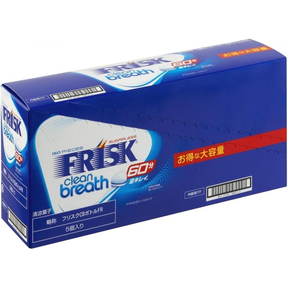  Frisk       Nobrand Clean Breath Fresh Mint Sugarless Bottle   105g   5   