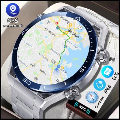 Ecg+ppg Nfc Apel Bluetooth Ceas Inteligent Gps Monitorizare Sport 1.5inch 454*454 Ecran Hd Ceas Inteligent Bărbați Pentru Ceasuri Huawei Ultimate