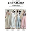 White milk husband suit pants spring new women's pants women's thin high-waisted straight-leg pants loose and lazy wide-leg pants