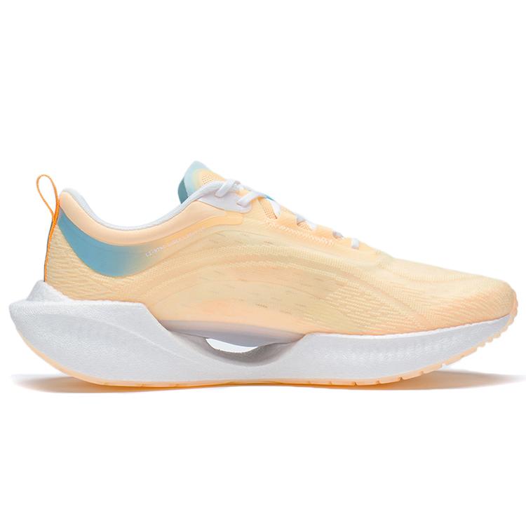 New LiNing Super Light 19 Breathable And Lightweight Low Top Running Shoes Women's Fluorescent Milk Yellow ARBS002-20