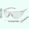 Anti Impact Safety Riding Goggles Wind Dust Proof Non-slip Clear Sport Glasses Anti Fog Scratch Resistant Cycling Eye Protector