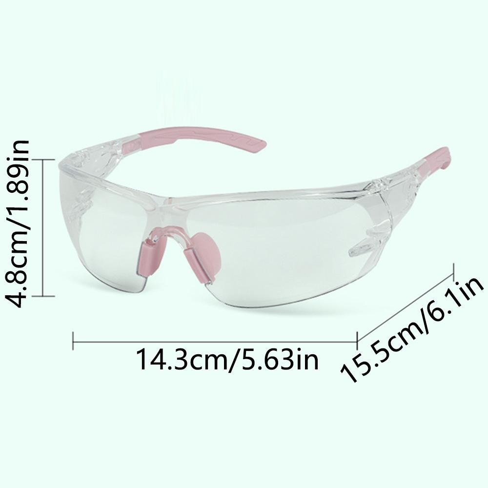 Anti Impact Safety Riding Goggles Wind Dust Proof Non-slip Clear Sport Glasses Anti Fog Scratch Resistant Cycling Eye Protector