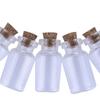 Newest Smooth Transparent Mini Messages Jar Glass Craft Containers Mini Cork Stopper Glass Bottle