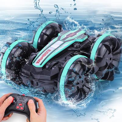 RC Car for Kids, Amphibious Off-Road Vehicle, 4WD Stunt Car, Popular Remote Control Car for Kids, 360-Degree Rotation, Waterproof, Off-Road RC Car,