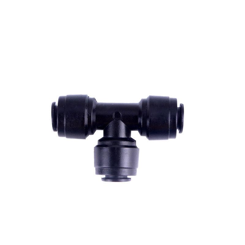 RO Water Filter Fittings Food-Grade POM Straight Elbow Tee PE Pipe Bulkhead Connector for Home Reverse Osmosis System