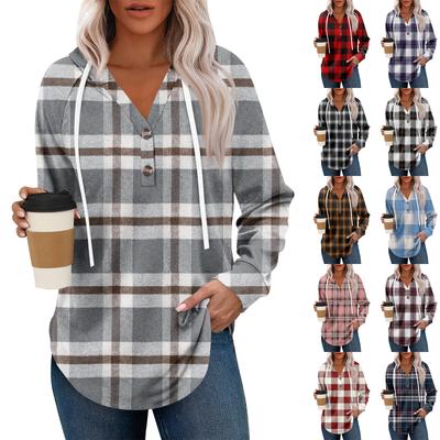 Women's Fashion Women's Lightweight Long Sleeve Pullover With Pockets Preppy Graphic Hoodie