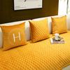 Sofa Cushion Winter Plush Thickened Seat Cushion Modern Light Luxury High-End Four-Season Leather Sofa Cover Cover Cloth Towel