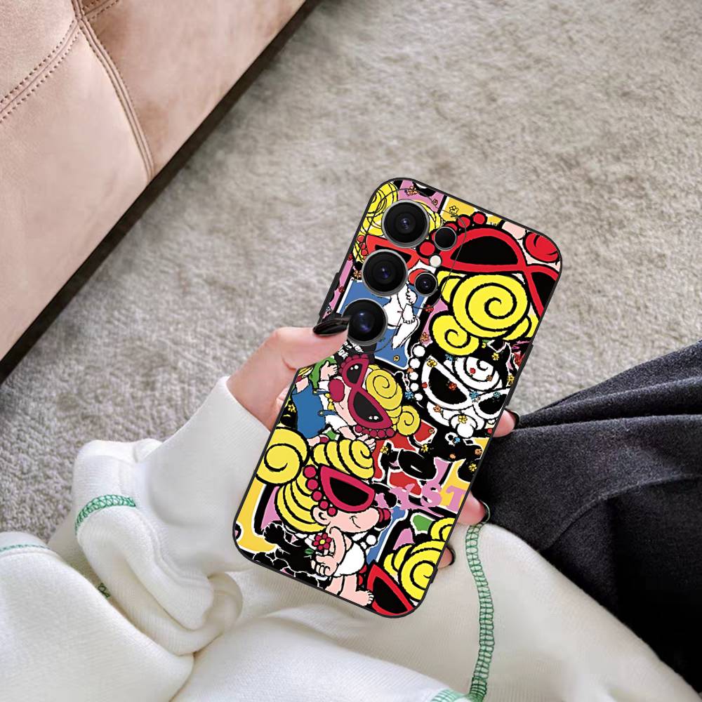 Japan Fashion H-Hysteric M-Mini Phone Case For Samsung S 20 21 22 23 lite plus ultra Clear Mobile Cover Funda