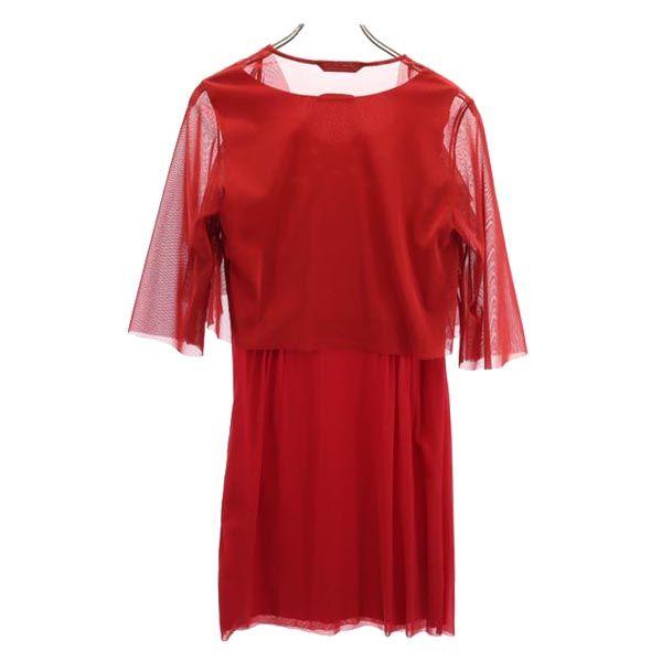 Vivienne Tam No Sleeve With Bolero One Piece 1 Red Setup Suit Women Used
