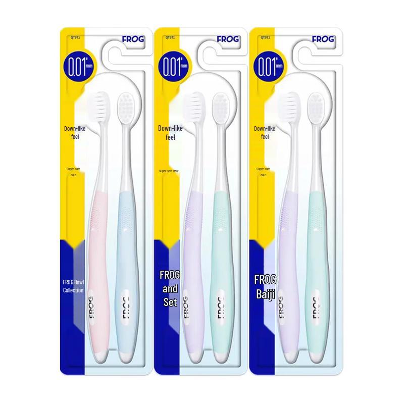 Frog Adult 971 Ultra Soft Bristle Toothbrush, Sensitive Care