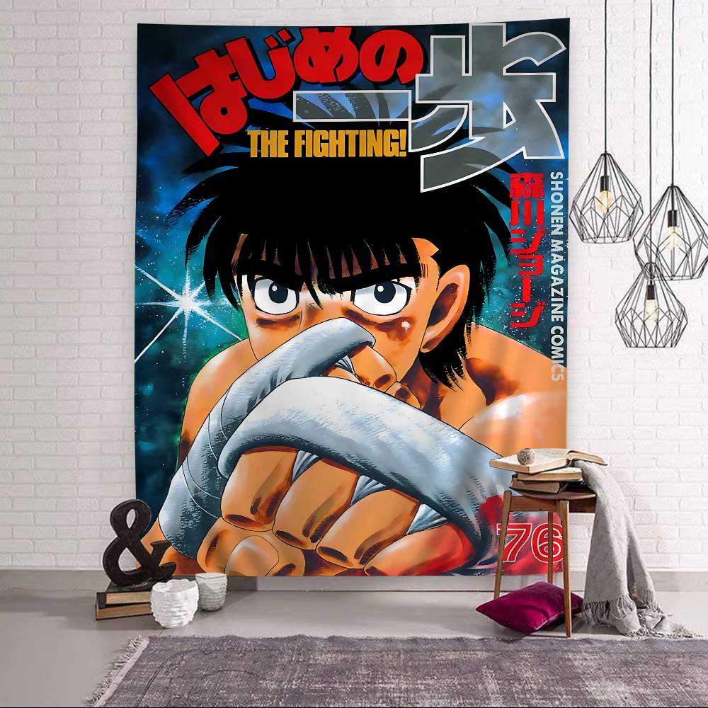 Japanese Manga HHajime No Ippo Cartoon Tapestry Bohemian Wall Tapestries Mandala Wall Hanging Sheets