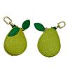 Cute Fruit Coin Purse Zippered Blueberry Wallet Bag Charm Avocado Peach Watermelon Keychain Charm Mini Pouch Gift for Women Girls