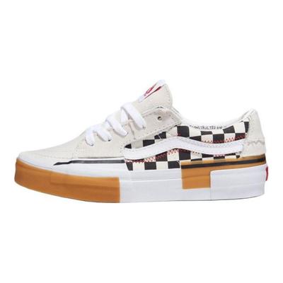 Sk8 Kényelmes Alacsony Szárú Skate Cipő Unisex Sneakerek Fehér VN0009QS4481