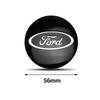 56mm Car Wheel Center Caps Badge Covers Emblem Stickers For Ford Focus Mustang MK7 Mondeo Mk4 Fusion Kuga Transit Edge Styling