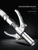 High-Pressure Self-Locking Grease Nozzle with Pliers-Type Grip and Flat Head for Electric, Pneumatic, or Manual Grease Guns
