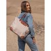 Beige Damen-Shopper aus Polyester, mit zwei Henkeln - Peterson