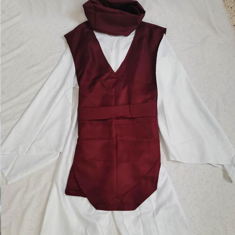 Anime Choso Cosplay Costume with Vest Neck Gaiter Belt White Elastic Pants Halloween Choso Kimono Outfits for Comic Con