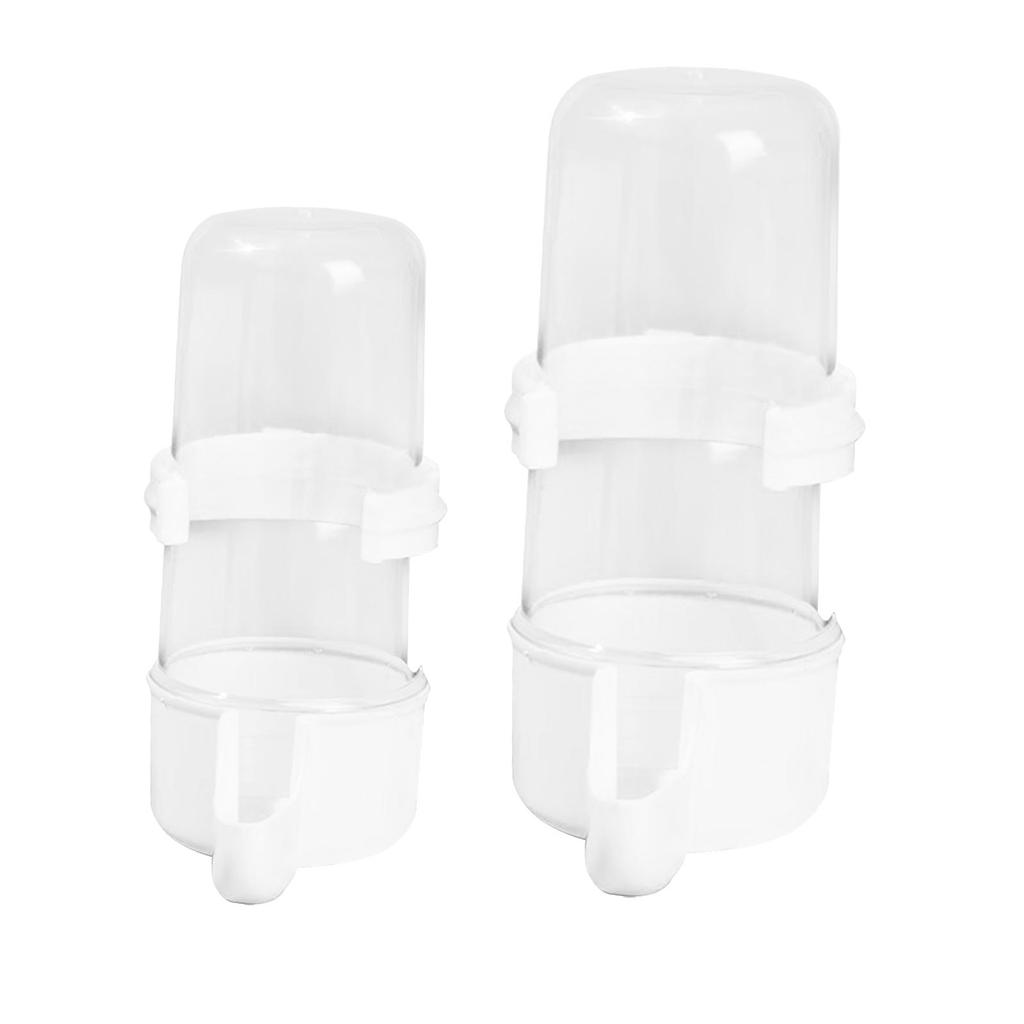 Pet Bird Water Feeder Bird Cage Accessories, Easily Clean, Bird Food Water Dispenser for Chicken Dove Parrot Canary Parakeet