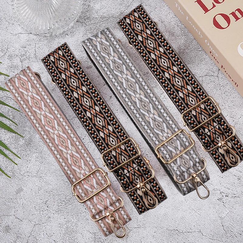 1Pc Polyester/Metal Fashionable Adjustable Multifunctional Shoulder Strap Versatile Luggage Replaceable Bag