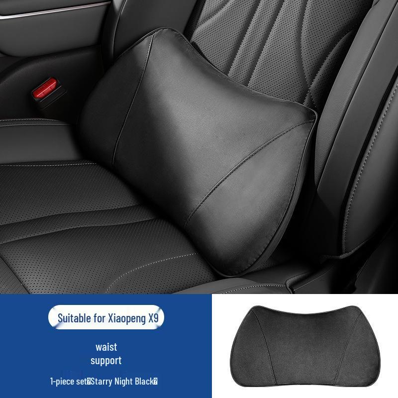 Xpeng X9 Car Headrest Neck Support & Lumbar Cushion Set
