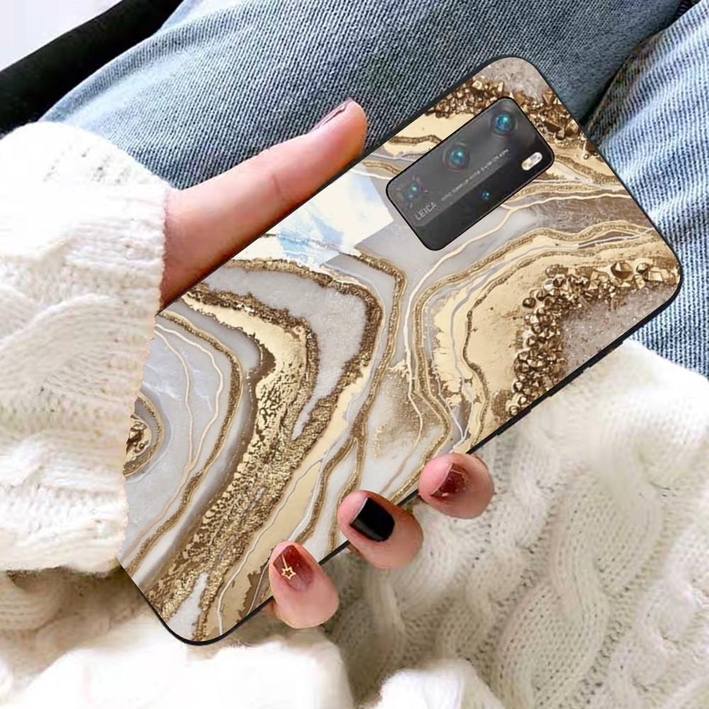 Fashionable Marble Print Phone Case For Huawei P 8 9 10 20 30 40 50 Pro Lite Psmart Honor 10 lite 70 Mate 20lite