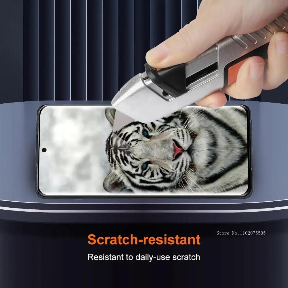 3Pcs Curved Tempered Glass For Samsung Galaxy S21 S23 S24 S22 Ultra S20 S10 Plus Screen Protector For Samsung S23 S21 S20 FE S9