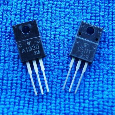 5 Ζεύγη 2SA1930/2SC5171 A1930/C5171 Ενισχυτής Ισχύος Τρανζίστορ Toshiba NPN PNP 2A 180V 2W 2SC5171+2SA1930 A1930 + C5171 10ΤΜΧ
