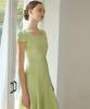 Julie And Kara 25Hs Collar 125 Terroir Line Lumiere Dress Green