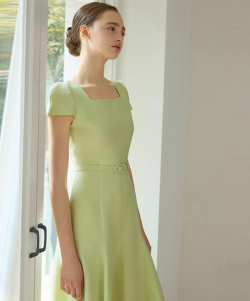 Julie And Kara 25Hs Collar 125 Terroir Line Lumiere Dress Green