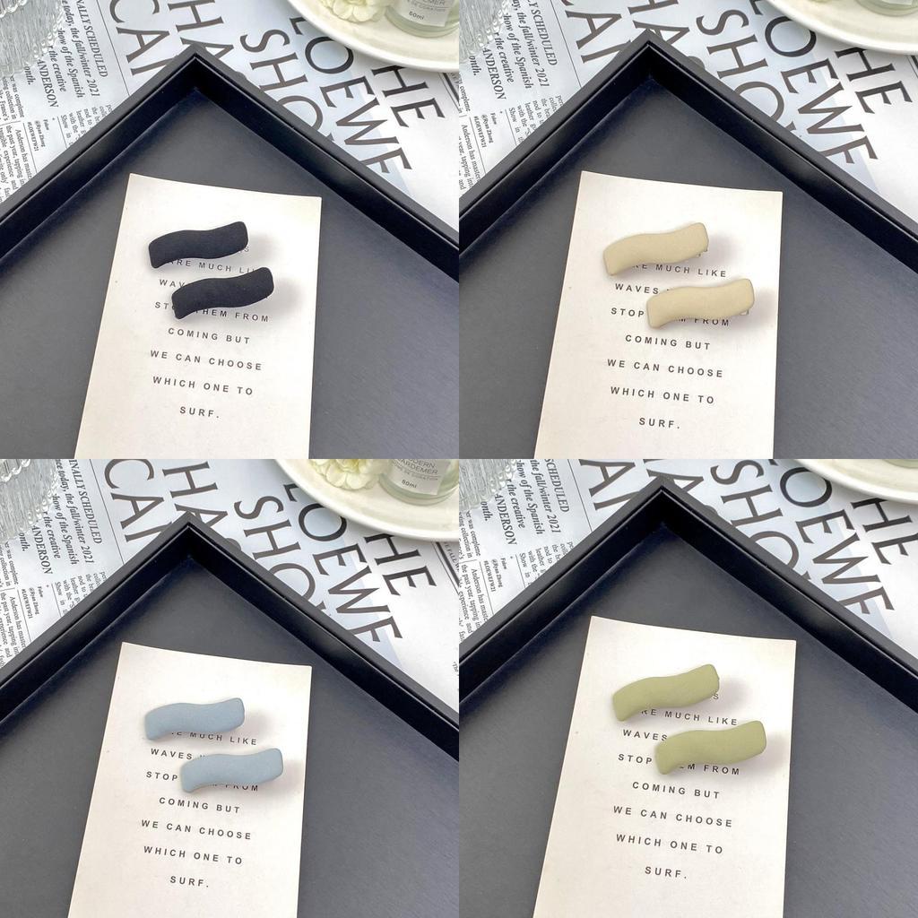 Style Hairpin Versatile Fresh Wave Design Candy Color Womens Accessories Hair