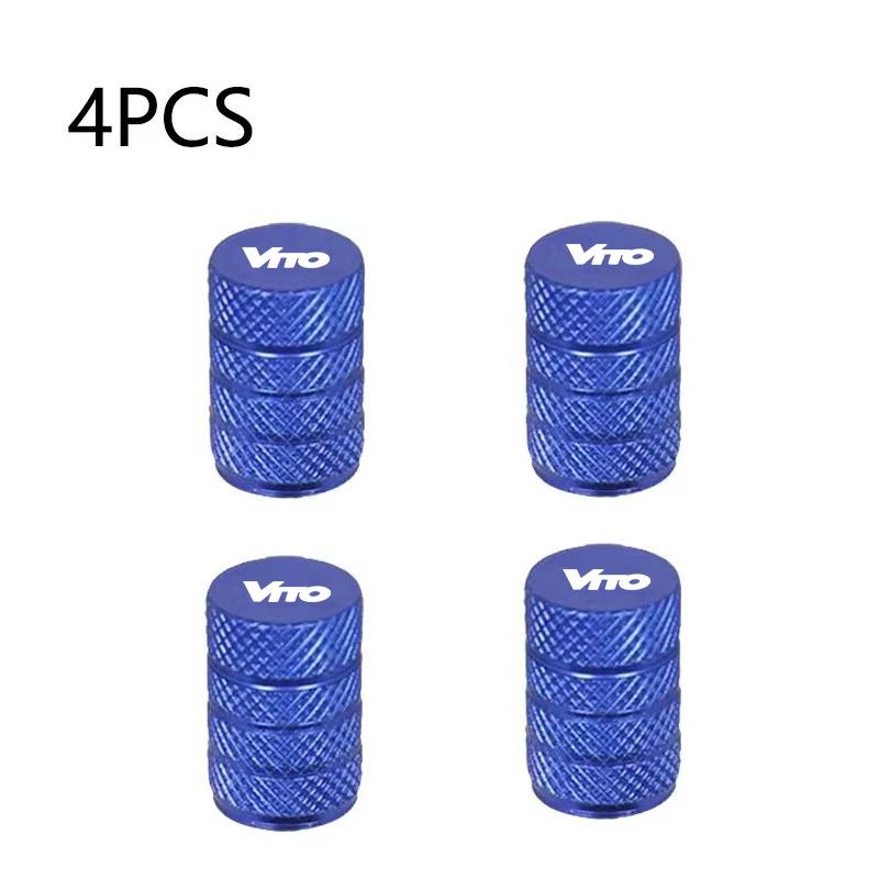 4PCS Colorful Car Accessories Car Tire Valve Cap For Mercedes Benz VITO